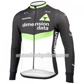 Maillot Cyclisme 2017 Dimension Data Manches Longues N001